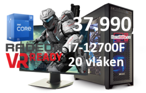 HerníDěla - Intel i7-12700F Radeon RX 6700 XT 16GB RAM SSD Windows 11