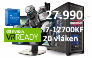 HerníDěla - Intel i7-12700KF NVIDIA RTX 5060 8GB 16GB RAM SSD Windows 11