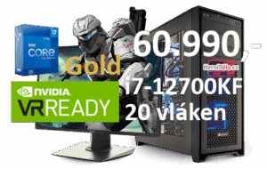 HerníDěla - Intel i7-12700KF NVIDIA RTX 5080 16GB 32GB RAM SSD Windows 11
