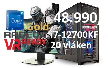 HerníDěla - Intel i7-12700KF Radeon RX 9070 XT 32GB RAM SSD Windows 11