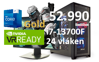 HerníDěla - Intel i7-13700F NVIDIA RTX 4070 Ti 32GB RAM SSD Windows 11