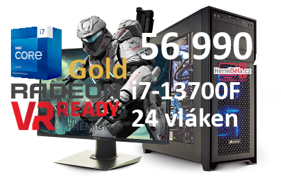 HerníDěla - Intel i7-13700F Radeon RX 7900 XT 32GB RAM SSD Windows 11