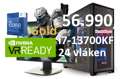 HerníDěla - Intel i7-13700KF NVIDIA RTX 4070 Ti 32GB RAM SSD Windows 11