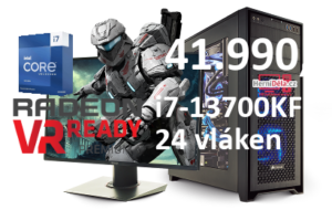 HerníDěla - Intel i7-13700KF Radeon RX 6700 XT 16GB RAM SSD Windows 11