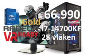HerníDěla - Intel i7-14700KF Radeon RX 7900 XTX 32GB RAM SSD Windows 11