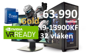 HerníDěla - Intel i9-13900KF NVIDIA RTX 4070 Ti 32GB RAM SSD Windows 11