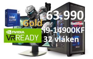 HerníDěla - Intel i9-14900KF NVIDIA RTX 4070 Ti SUPER 32GB RAM SSD Windows 11