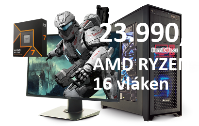 HerníDěla – AMD RYZEN 7 9700X 16GB RAM SSD Windows 11