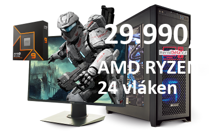 HerníDěla – AMD RYZEN 9 9900X 32GB RAM SSD Windows 11