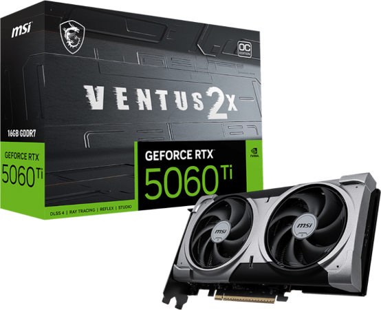 RTX 5060 Ti 16G VENTUS 2X OC PLUS