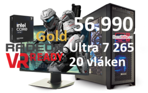 HerníDěla - Intel Ultra 7 265K Radeon RX 9070 16GB 32GB RAM SSD Windows 11
