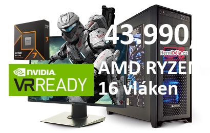 HerníDěla - AMD RYZEN 7 9700X NVIDIA RTX 5060 Ti 16GB 16GB RAM Windows 11