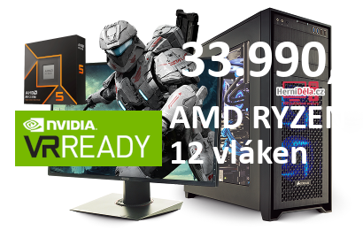 HerníDěla – AMD RYZEN 5 9600X NVIDIA RTX 5050 8GB 16GB RAM SSD Windows 11