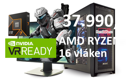 HerníDěla – AMD RYZEN 7 9700X NVIDIA RTX 5060 8GB 16GB RAM SSD Windows 11